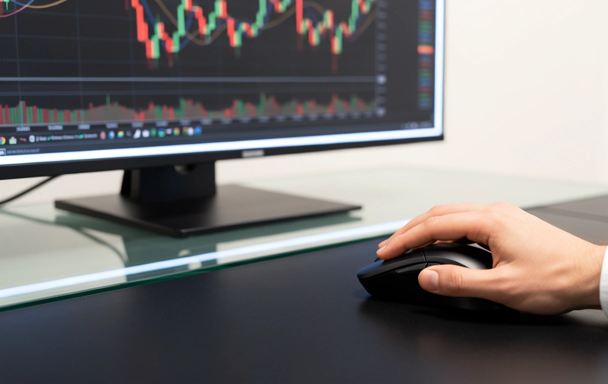 Antaramuka TradingView Profesional